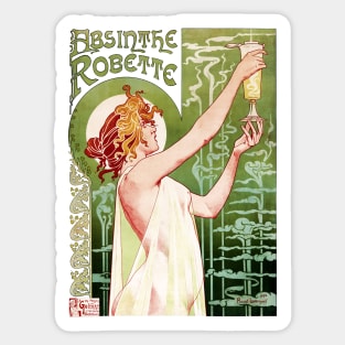 Vintage absinthe poster Sticker